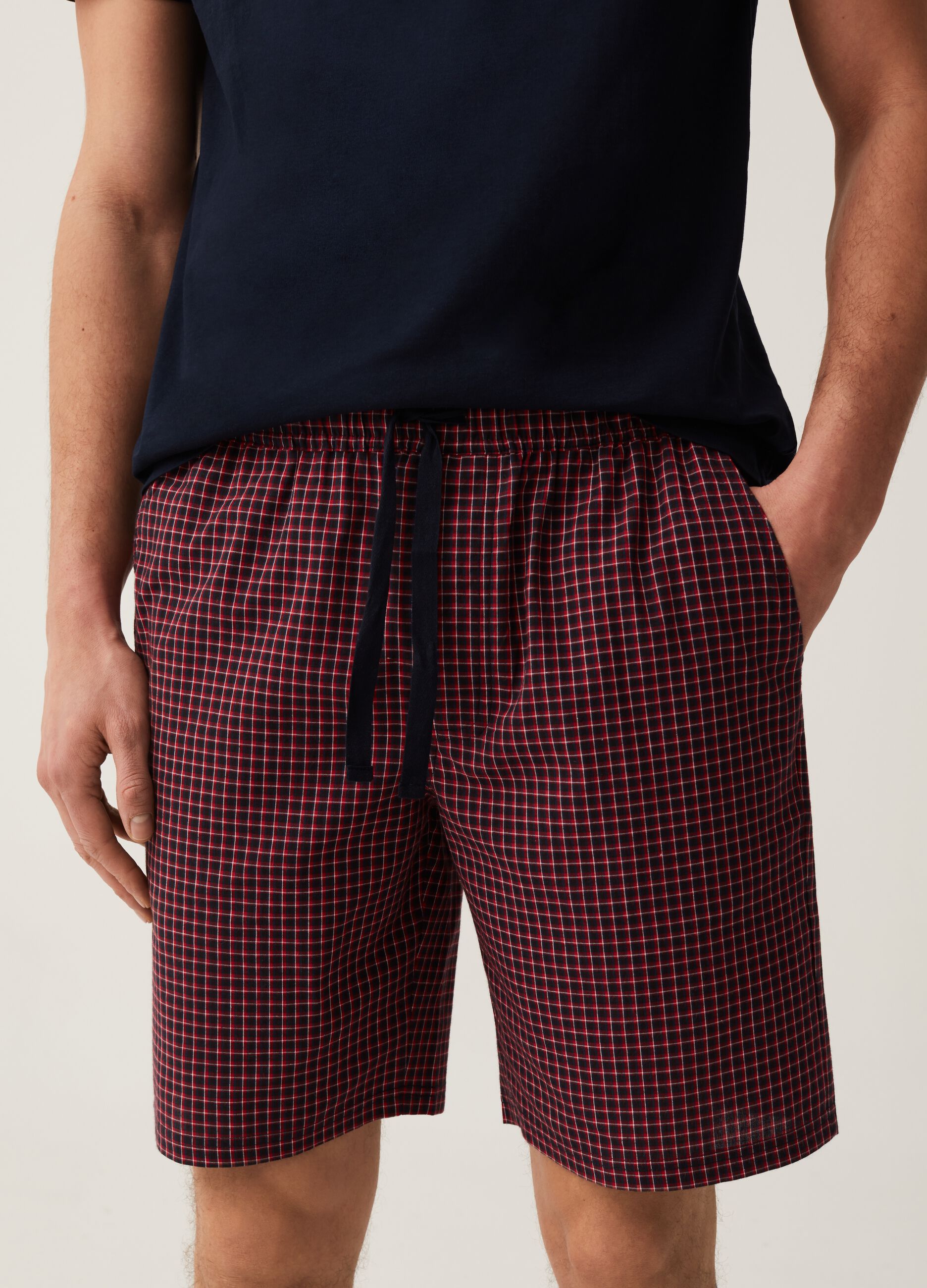 Pijama corto de algodón