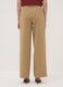 Beige straight-leg stretch viscose trousers_2