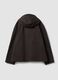 Brown cotton-blend parka with detachable hood_2
