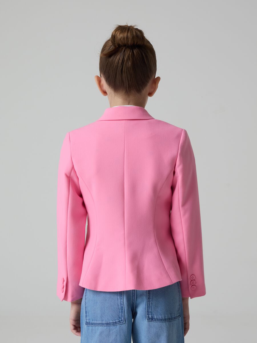 Single-breasted blazer with pockets_2