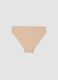 Regular fit beige stretch blend briefs_4