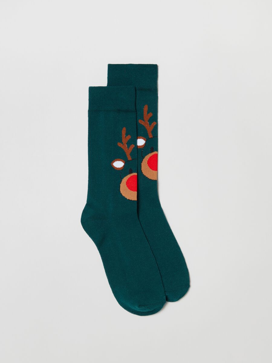 Short socks with jacquard design_1