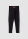 Schwarze Slim-Fit-Leggings aus elastischem Baumwolljersey mit Everlast-Logo_0