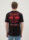 &Mu;&alpha;ύ&rho;&omicron; &kappa;&omicron;&nu;&tau;&omicron;&mu;ά&nu;&iota;&kappa;&omicron; t-shirt &alpha;&pi;ό &kappa;&alpha;&theta;&alpha;&rho;ό &beta;&alpha;&mu;&beta;ά&kappa;&iota; regular fit Red Bulls_2