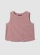 Top rose en m&eacute;lange viscose, coton et lin, coupe regular_4