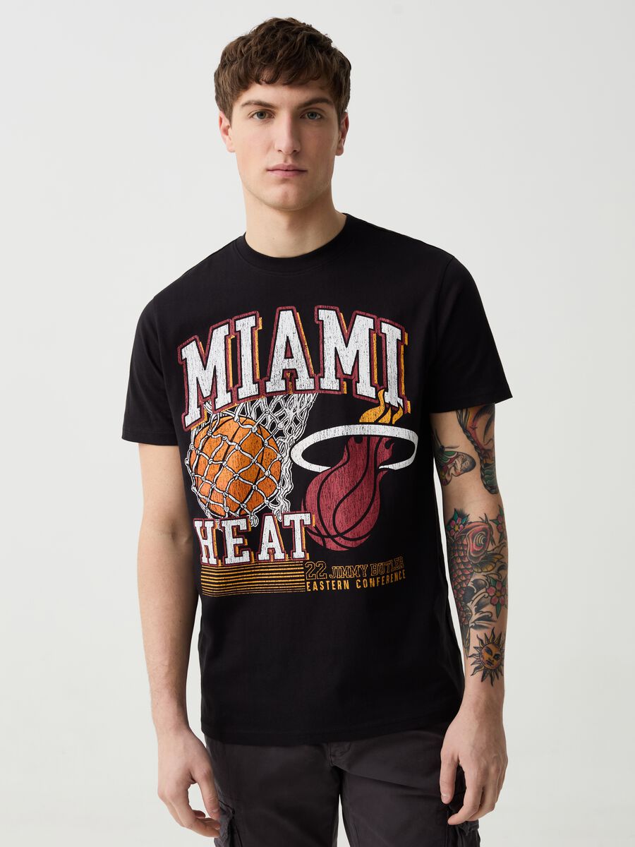 T-shirt con stampa NBA Miami Heat_0