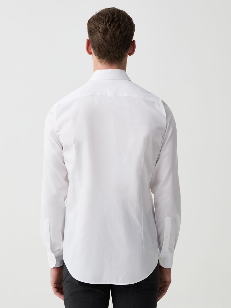 Camisa slim fit de algodón doble torsión_2