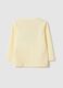 T-shirt amarelo para crian&ccedil;a em algod&atilde;o puro, corte regular com estampagem_1