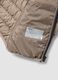 Giubbotto Utralight beige imbottito con cappuccio e zip per bambino_2