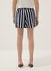 Multicolour striped linen-viscose blend shorts with elasticated waist, regular fit_2