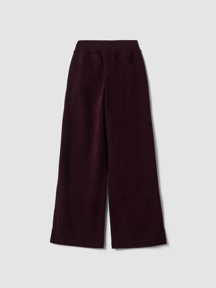 Violette Straight-Fit-Hose aus Viskosemix_2