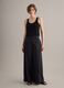 Black viscose-blend glitter tank top, regular fit_1