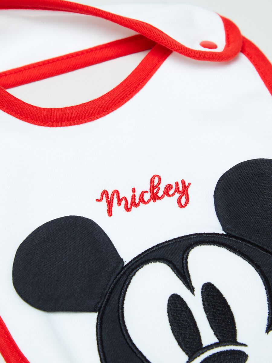 Bib with Mickey Mouse embroidery_2