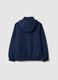 Boys' blue jacket with hood, regular fit_1