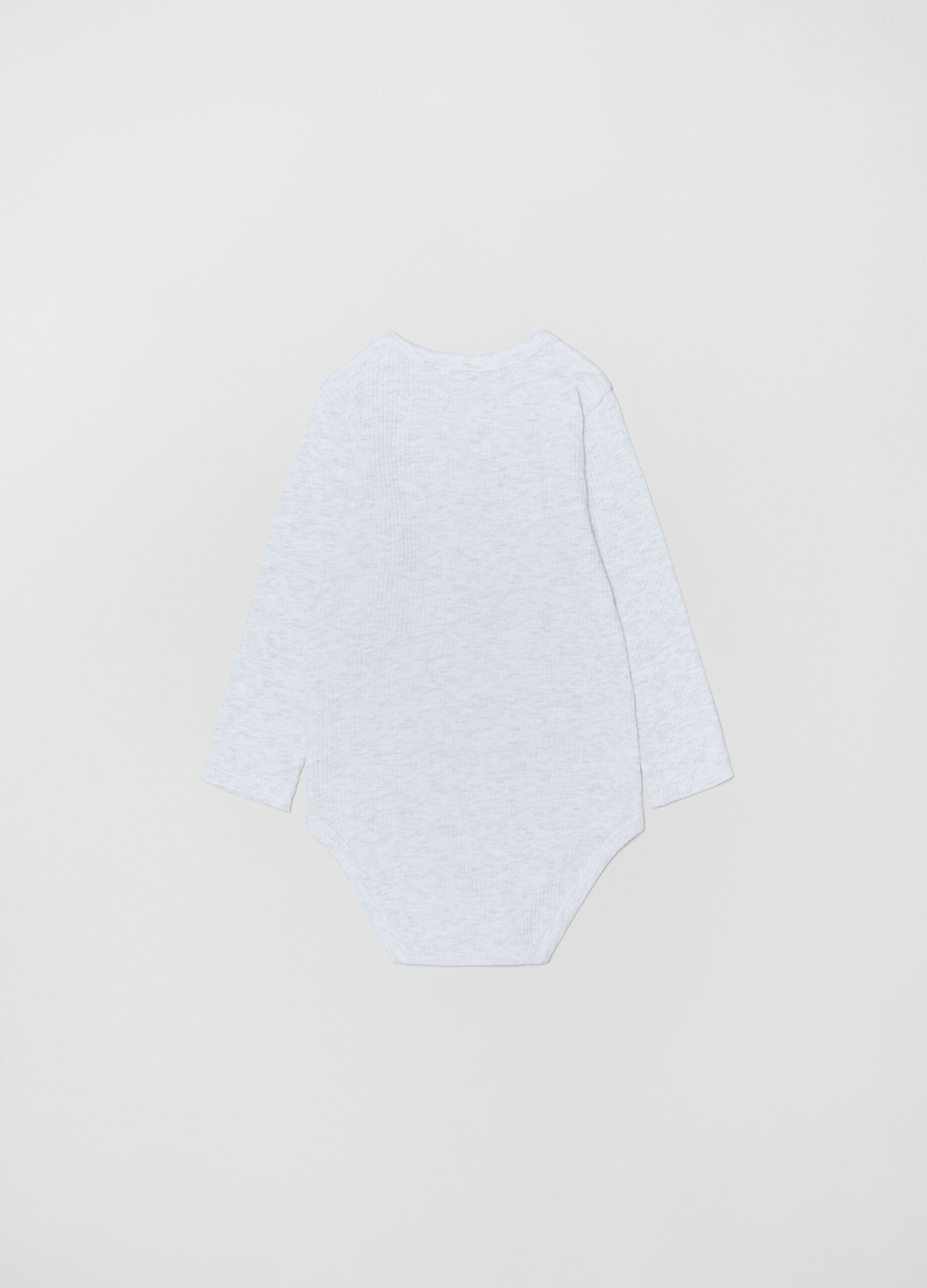 Two-pack ribbed bodysuits with long sleeves_1