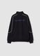 Black PlayStation half-zip cotton-blend sweatshirt_1