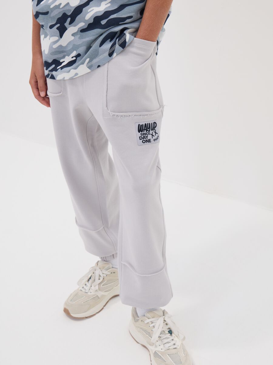 Jogging gris 100 % coton avec motif &laquo; Way Up &raquo; pour gar&ccedil;on_2
