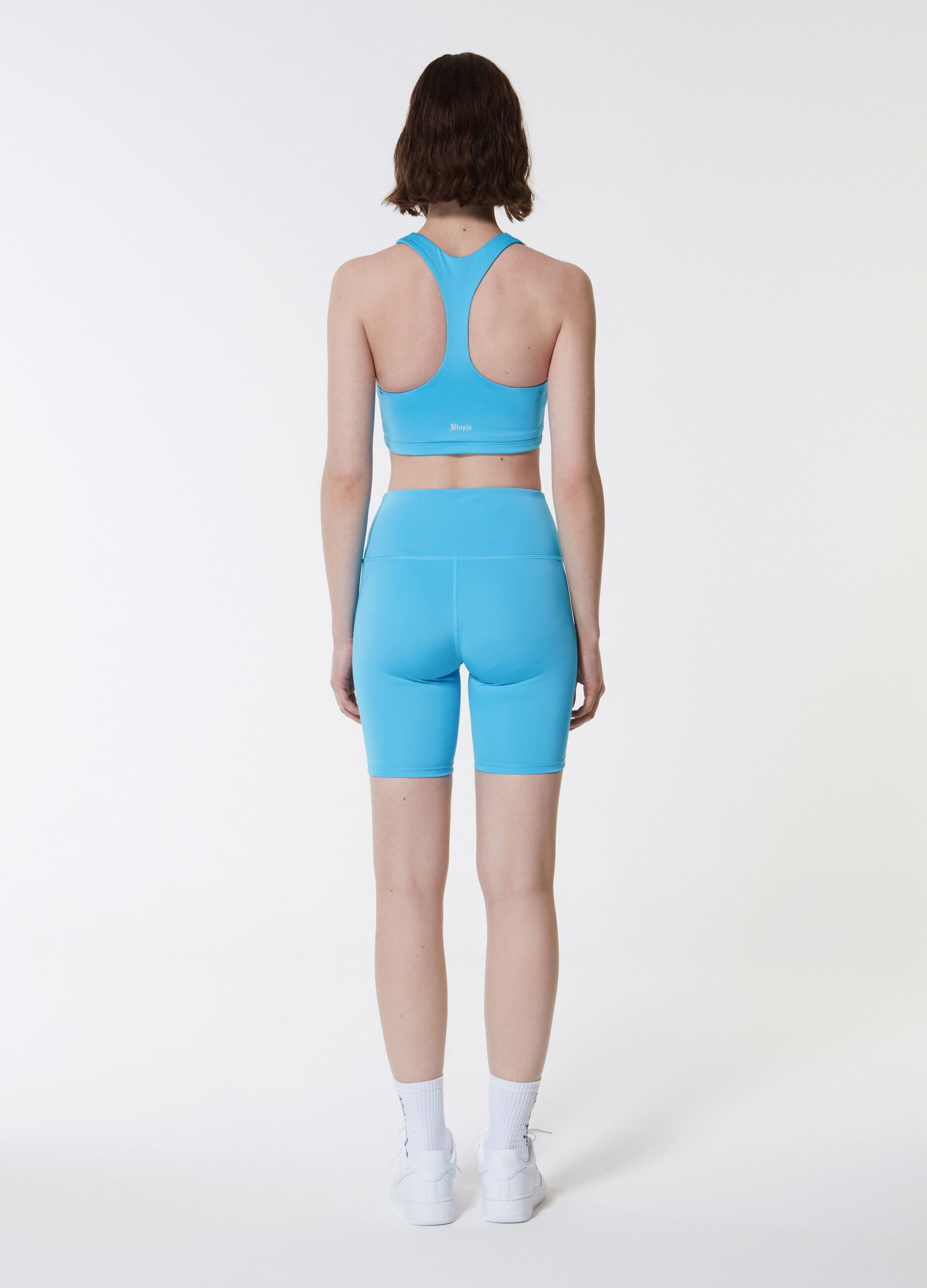 Sports Biker Shorts Turquoise_4