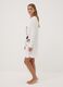 Cream white pure cotton nightshirt with Peanuts print_1