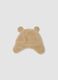 Beige hat with appliqu&eacute; ears and Winnie the Pooh embroidery_1