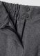 Graue Regular-Fit-Hose mit weitem Bein_1