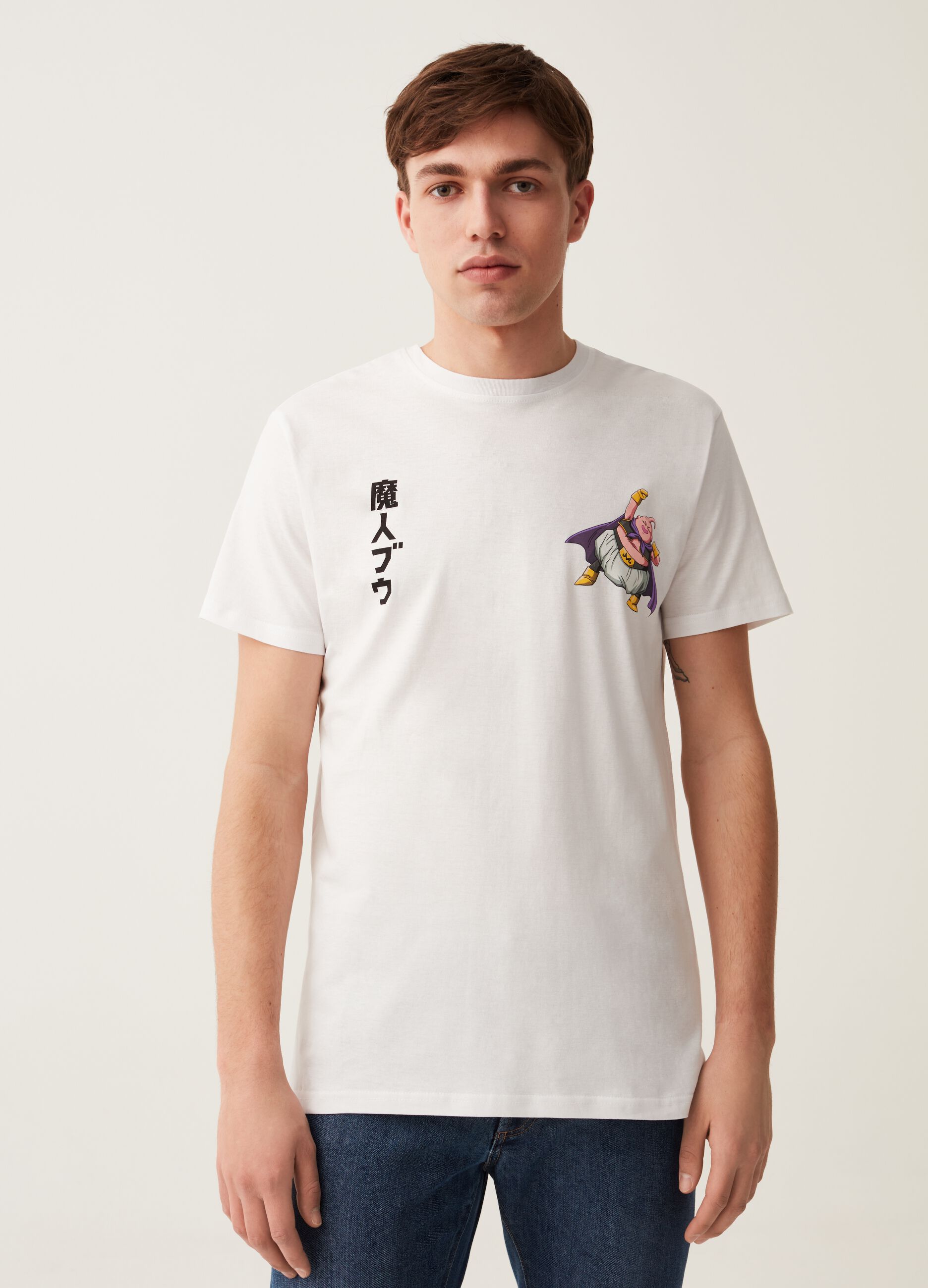 Camiseta con estampado Dragon Ball Majin Buu