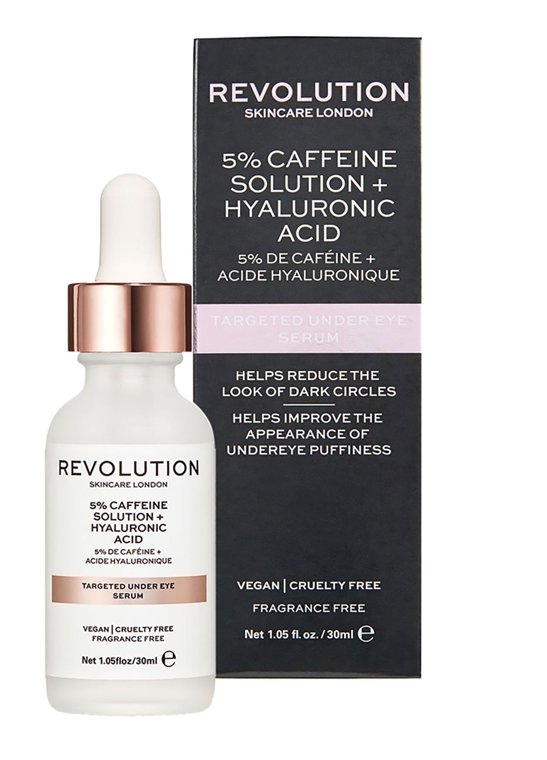 Eye serum with 5% Caffeine and Hyaluronic Acid