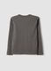 Grey pure organic cotton T-shirt with "Good Game" slogan for boys_5
