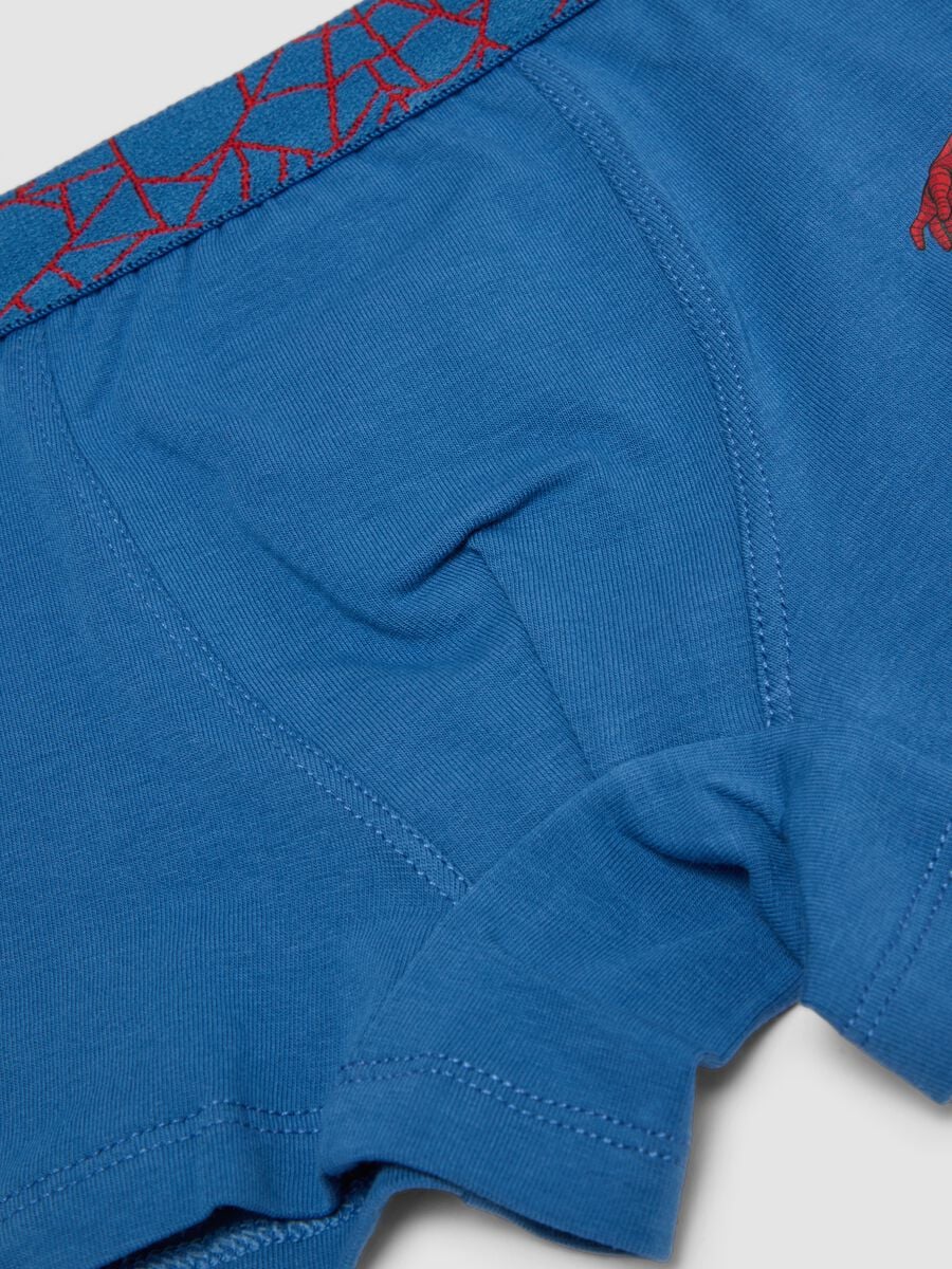 3-pack of Spider-Man print organic stretch cotton midi boxer shorts_2