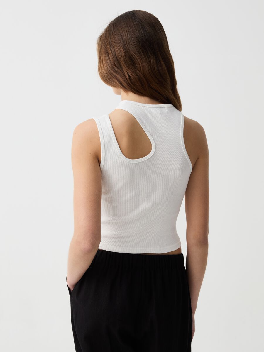 Single-shoulder top with cut-out detail_2
