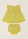 IANA gestreiftes Kleid aus Baumwollmix_1
