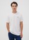 Wei&szlig;es T-Shirt aus reinem Baumwoll-Jersey mit Print, Regular Fit_2