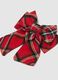 Girls' Multicolour Check Cotton Hair Bow_1
