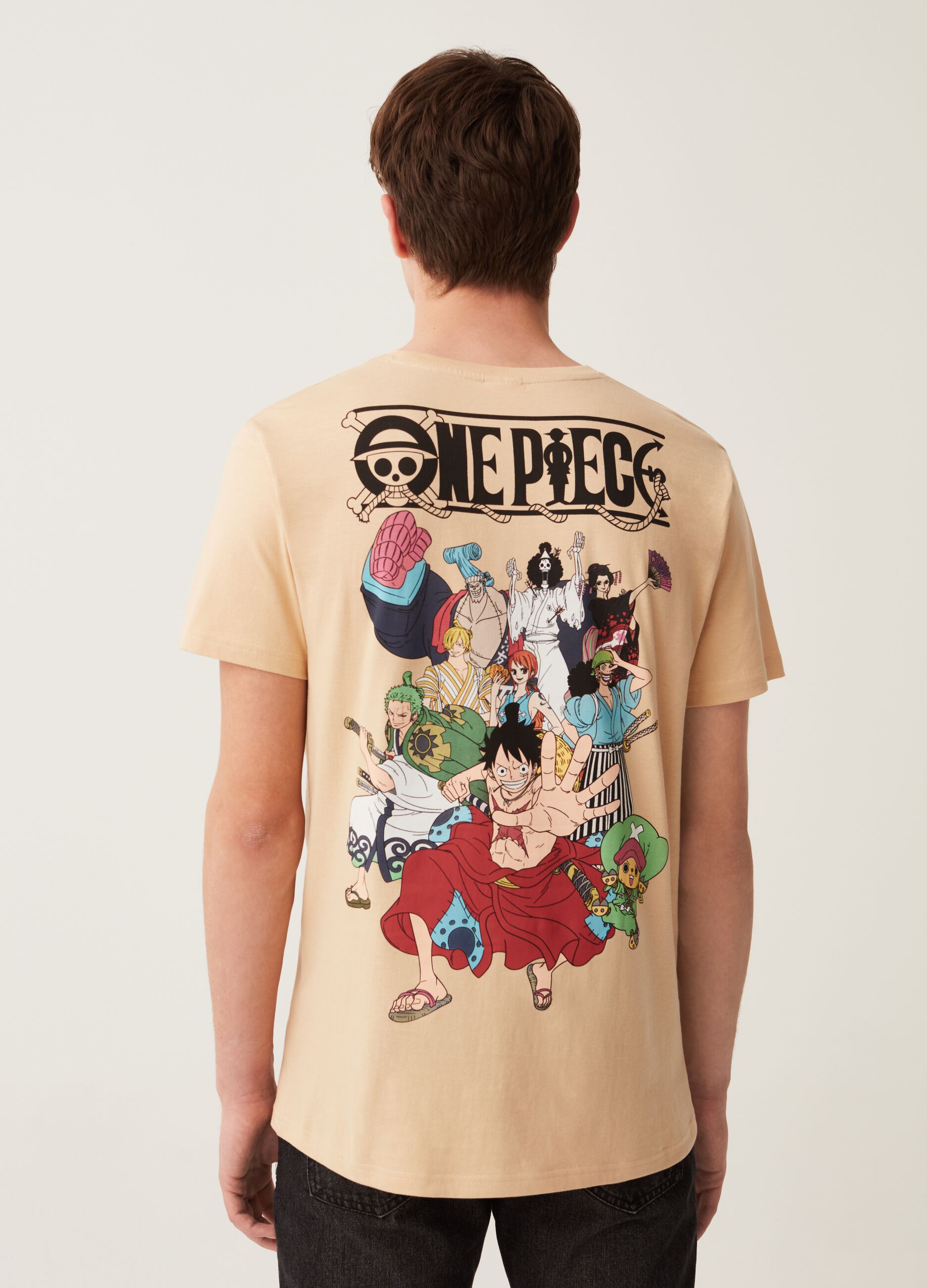 Camiseta estampado personajes One Piece