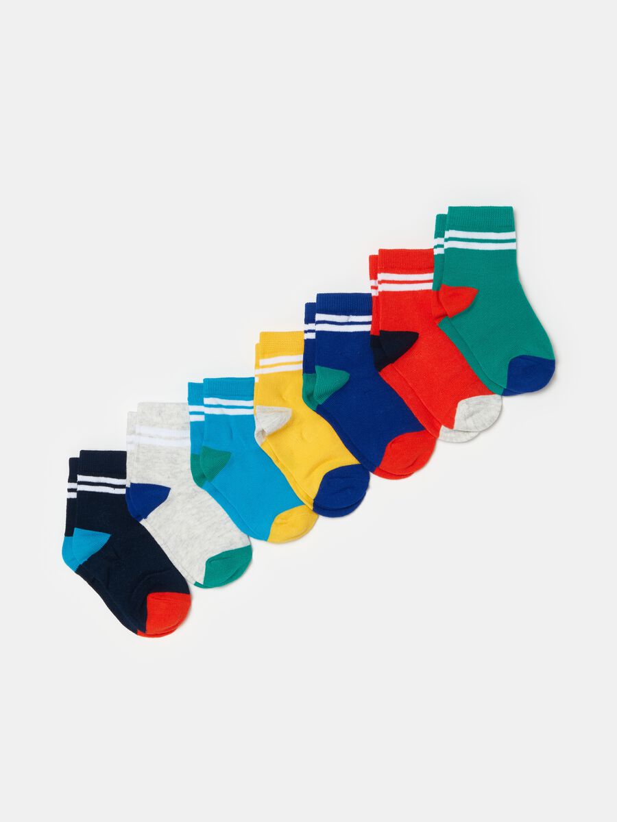 Seven-pair pack short stretch socks_0