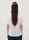 White pure cotton T-shirt with floral print, regular fit_3