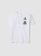 Wei&szlig;es Jungen-T-Shirt mit PlayStation-Logo aus reiner Baumwolle, Relaxed Fit_3