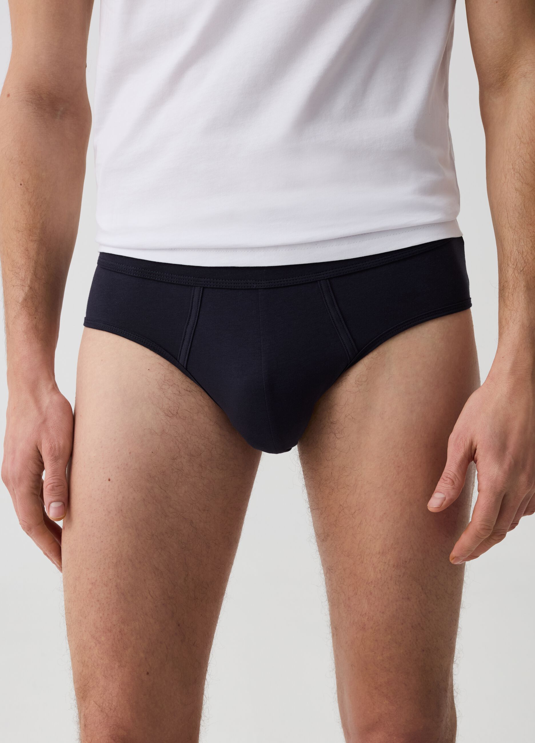 Two-pack briefs in stretch Supima cotton