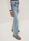 Girls' blue stretch cotton flare jeans_2