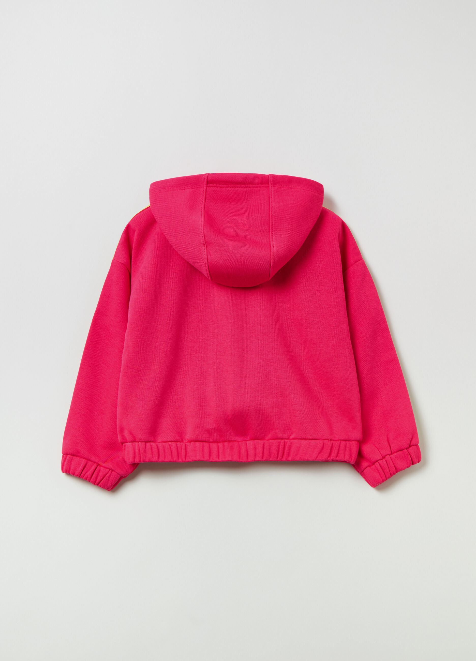 Full-zip sweatshirt with hood and sequins_1