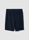 Blaue Pyjamashorts aus Bio-Baumwolle_5