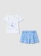Girls&rsquo; multicolour stretch cotton set with The Aristocats print_0