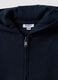 Sweatshirt azul com capuz em puro algod&atilde;o org&acirc;nico, corte regular para beb&eacute; menino_2