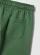 Green pure cotton regular fit shorts for boys_3
