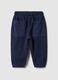 Boys' Regular Fit Blue Pure Cotton Trousers_0