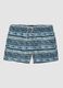 Multicolour swim shorts with sharks and geometric patterns_4