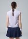 Violettes &auml;rmelloses ALTAVIA COURT Poloshirt aus Stretch-Baumwolle mit klassischem Kragen_2