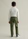 Stretch cotton cargo trousers_1