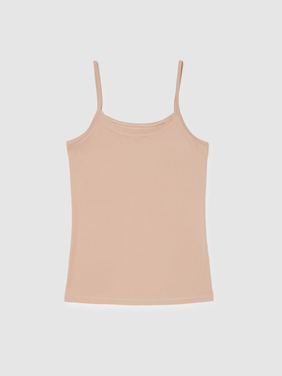 Beiges Tanktop im Regular Fit_4