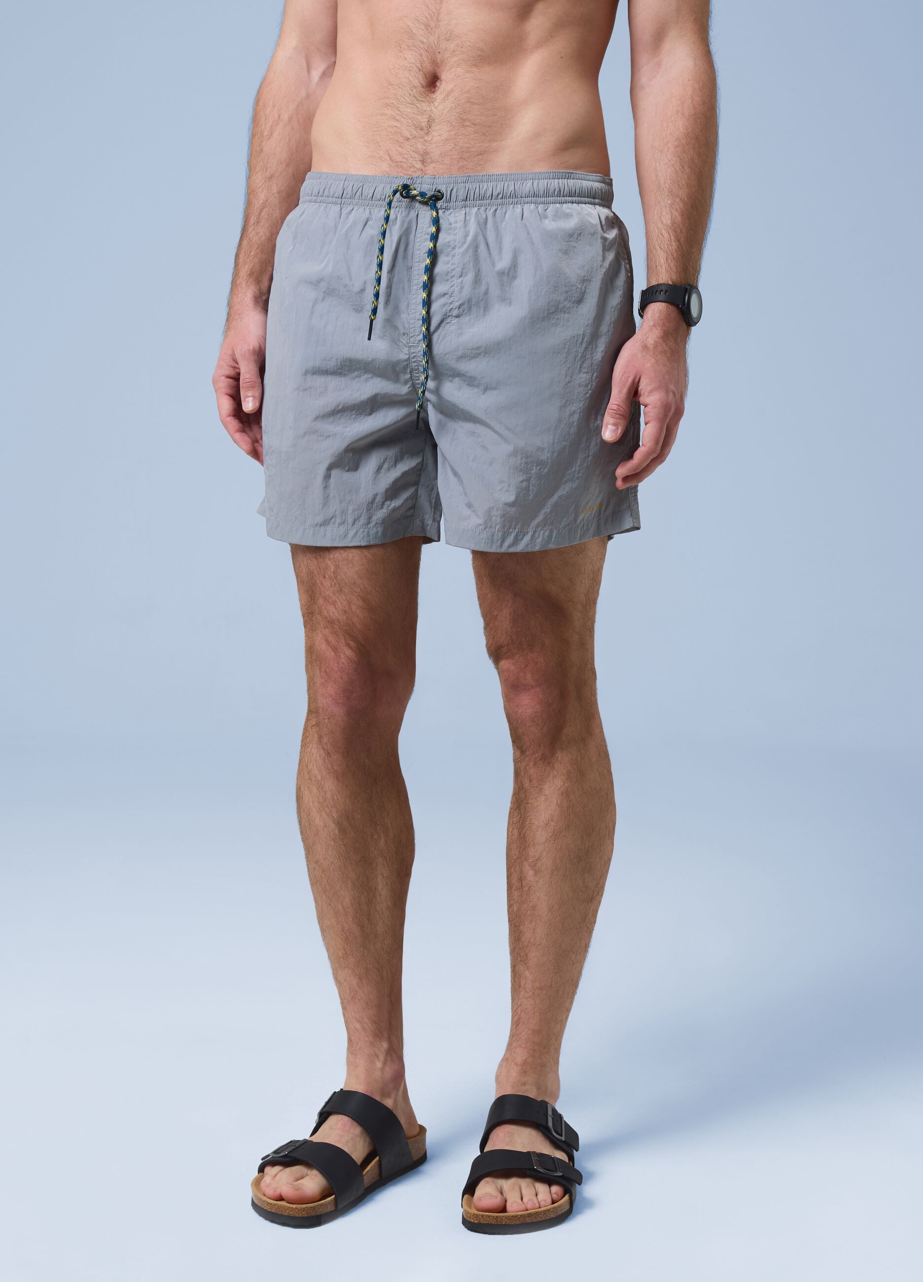ALTAVIA SAILNG graue Boxer-Badeshorts mit elastischem Bund